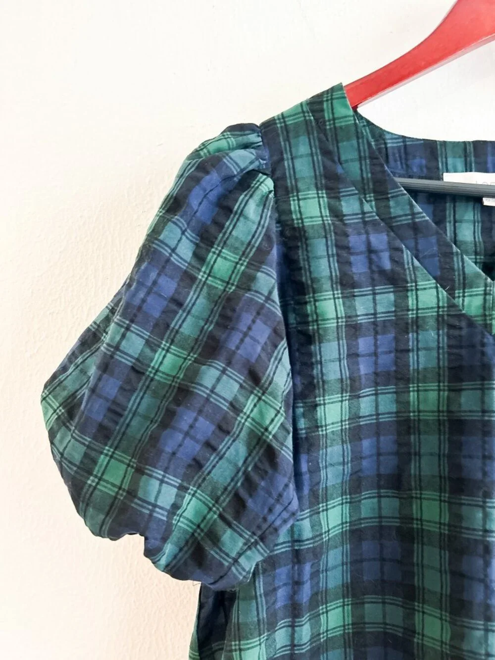 LOFT plaid puff