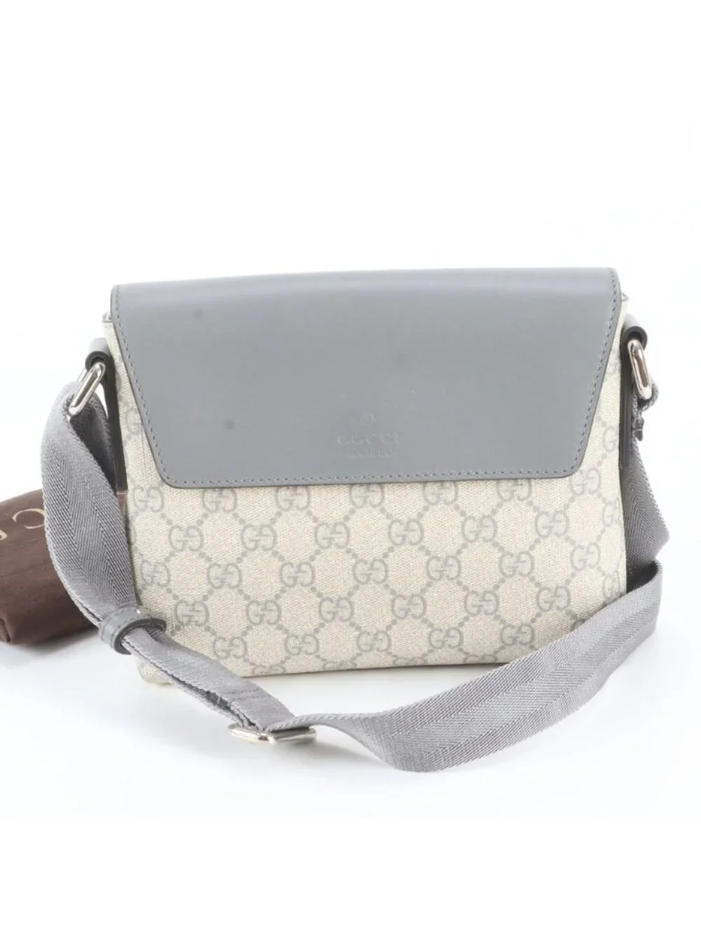 Gucci GG Supreme Leather Shoulder Bag Crossbody Messenger