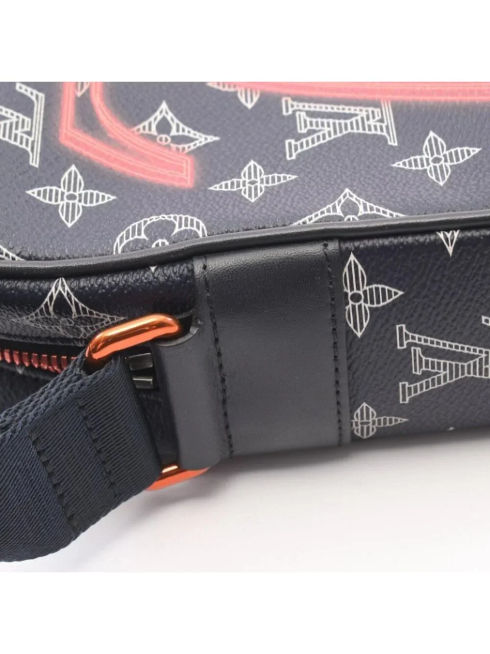 Louis Vuitton Shoulder Bag Danube PM Monogram Ink Upside Down Leather