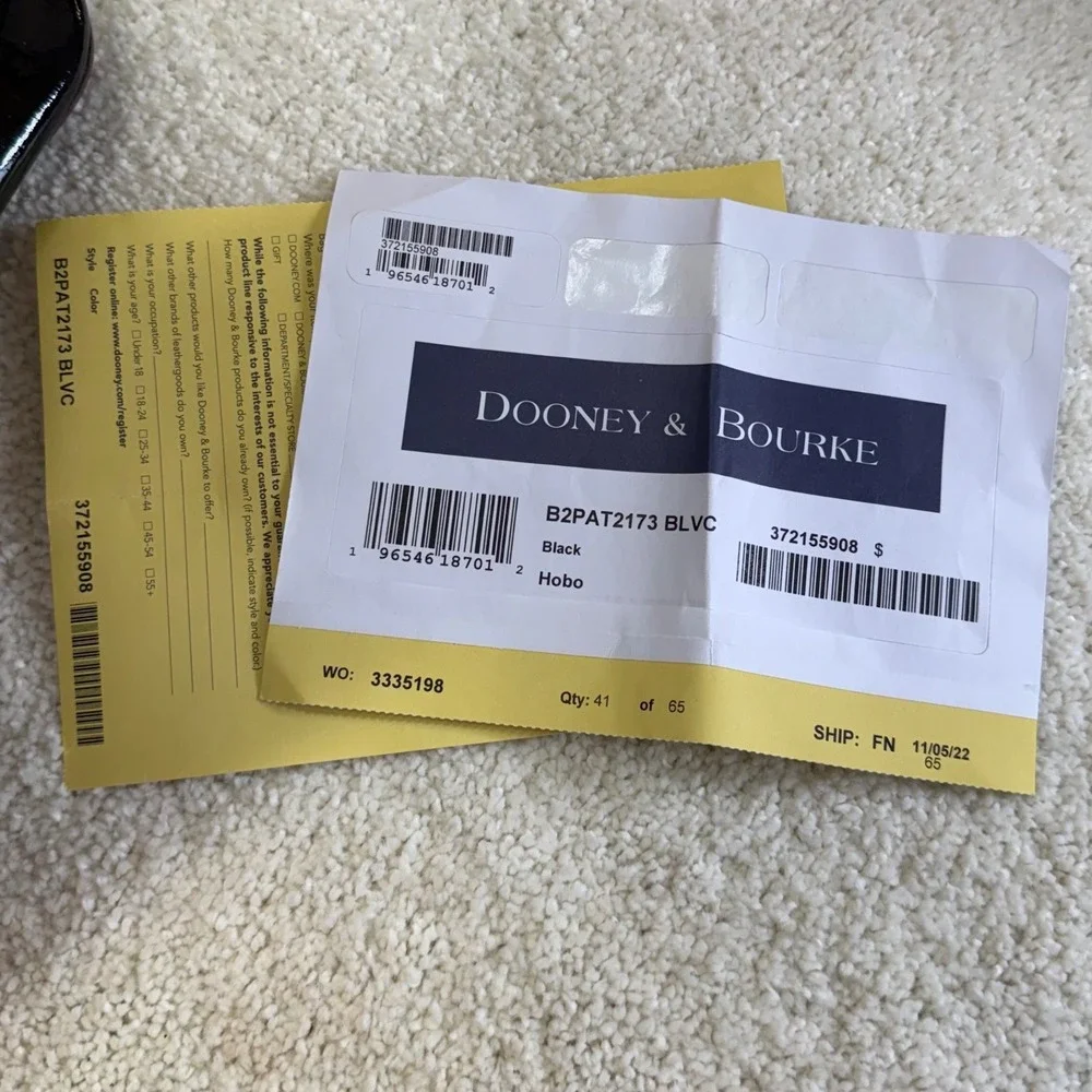 Dooney & Bourke polished patent