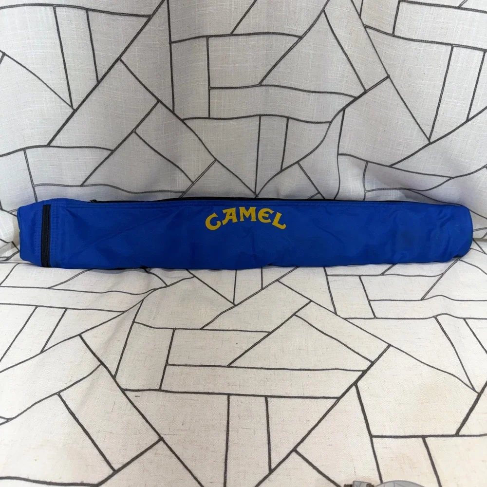 Camel Joe Camel Tube Cooler OS Blue‎ Vintage 90s Smooth Character 6-Pack Bag