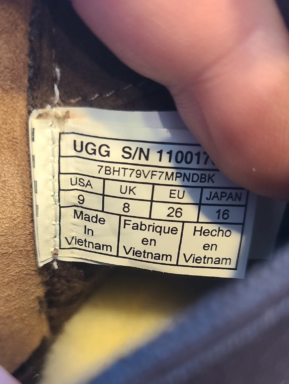 UGG photos comment worn