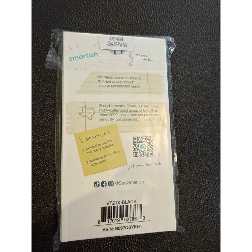 Smartish storage iphones black