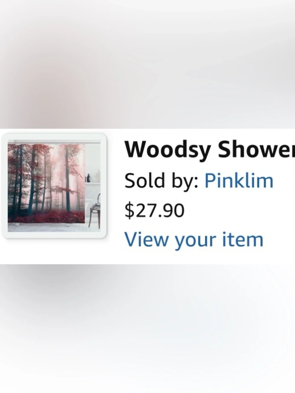 Pinklim shower curtain