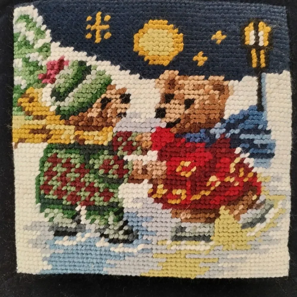 N/A vintage needlepoint