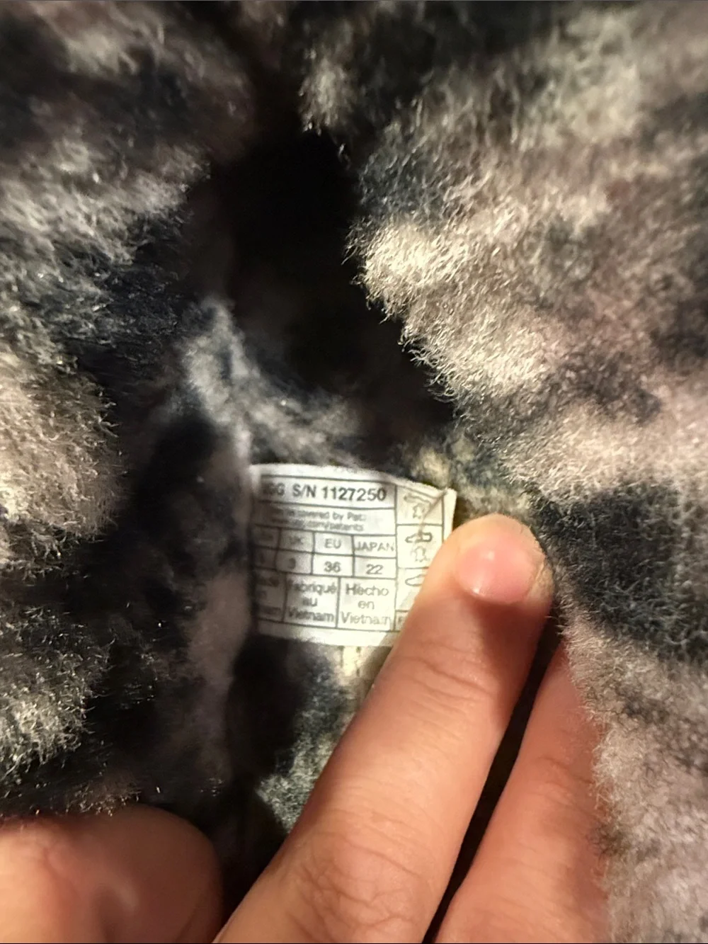 UGG plush faux