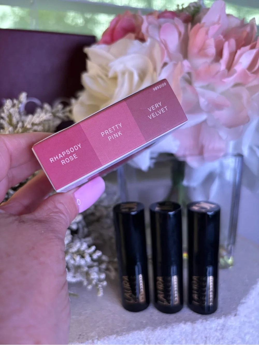 NIB - Laura Geller - Metallic Lipstick Trio - Modern Classic