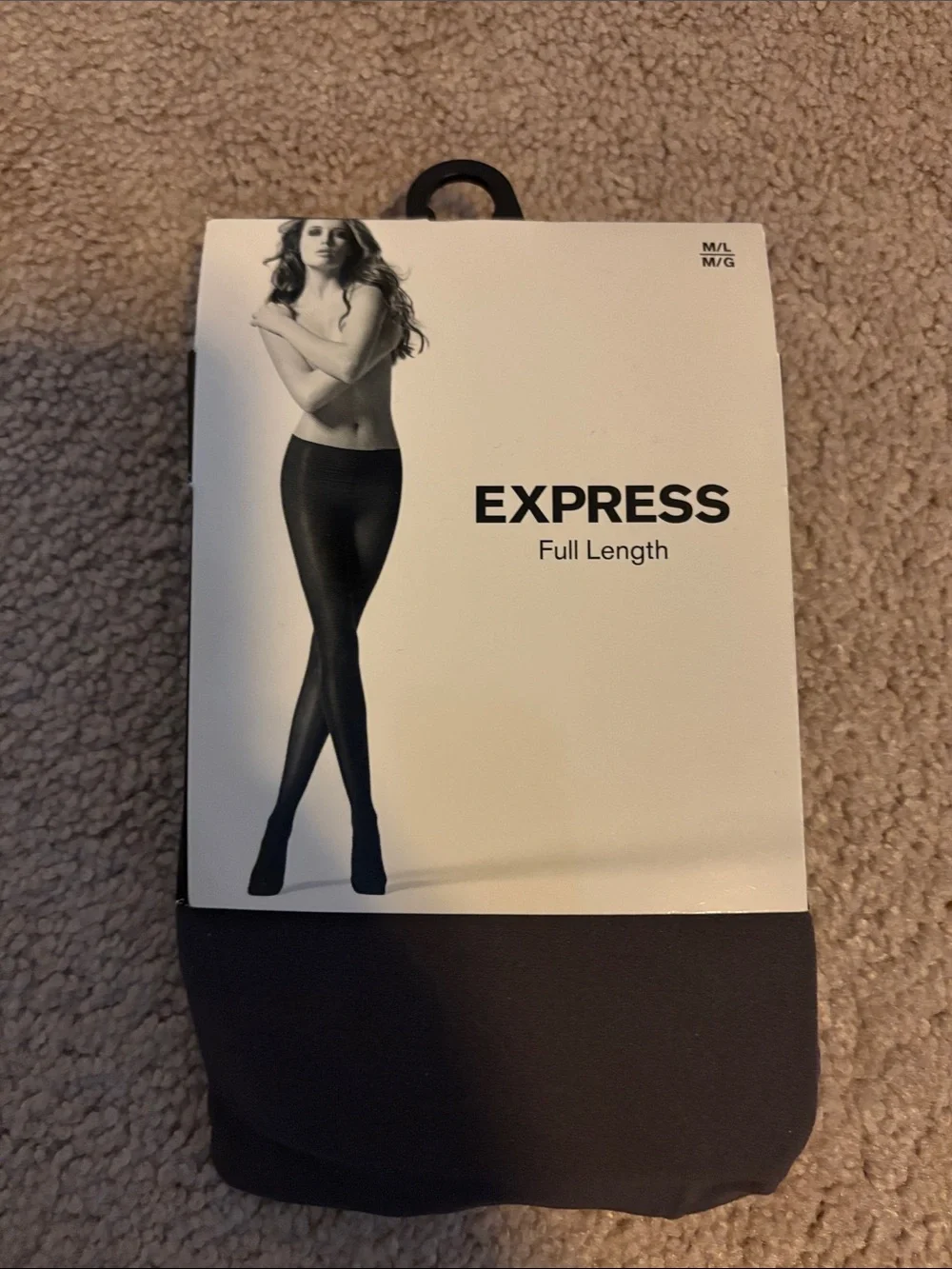 Express Full Length Tights - Gray