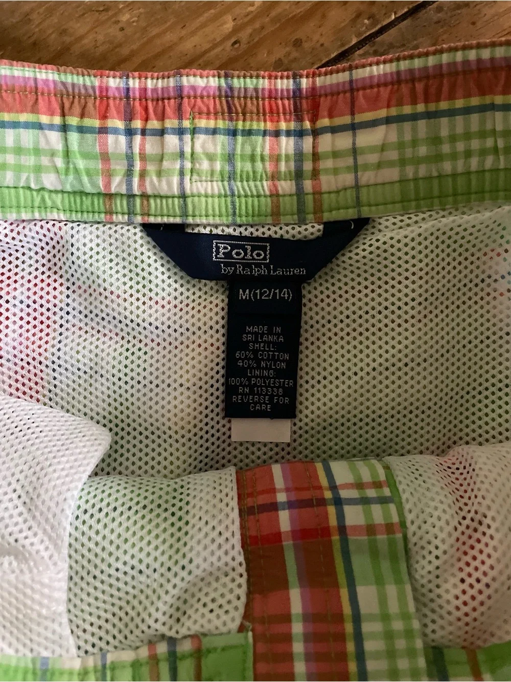 Ralph Lauren classic plaid