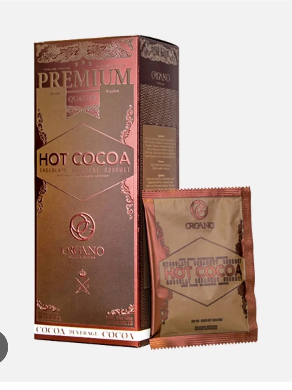 ORGANO Ganoderma Gourmet Hot Cocoa Packets NWT