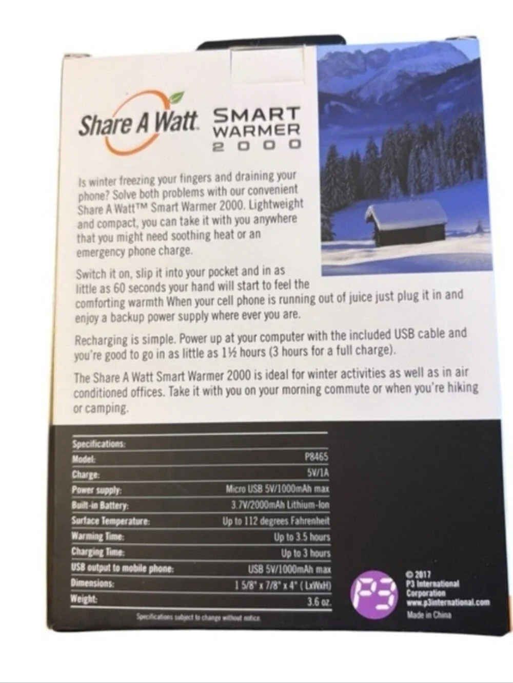 Sharea Watt smart warmer