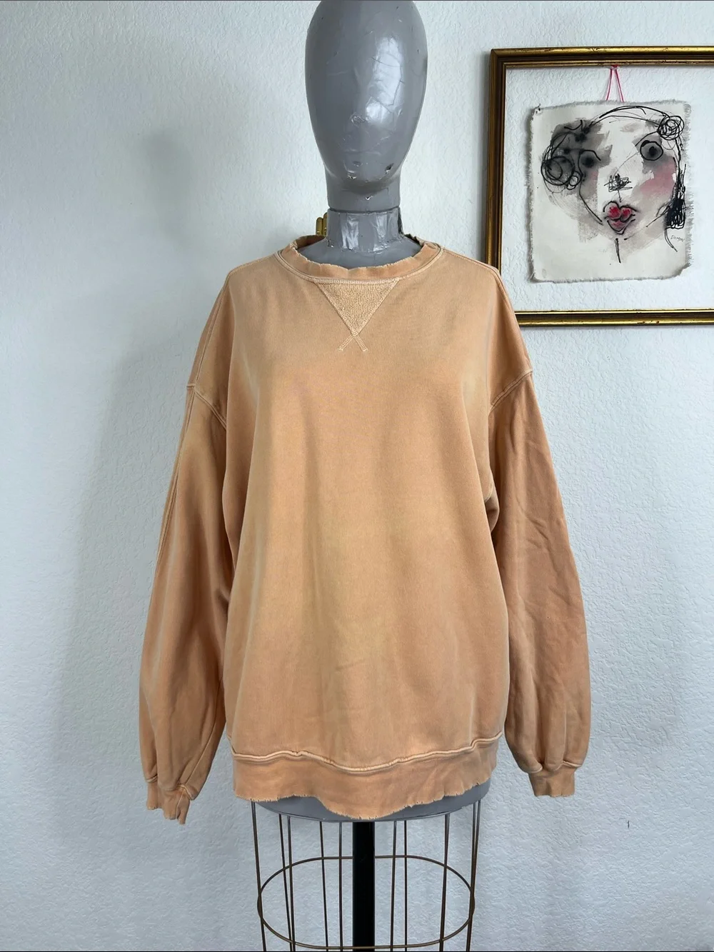 Free People Movement Intercept Pullover Tunic Peach