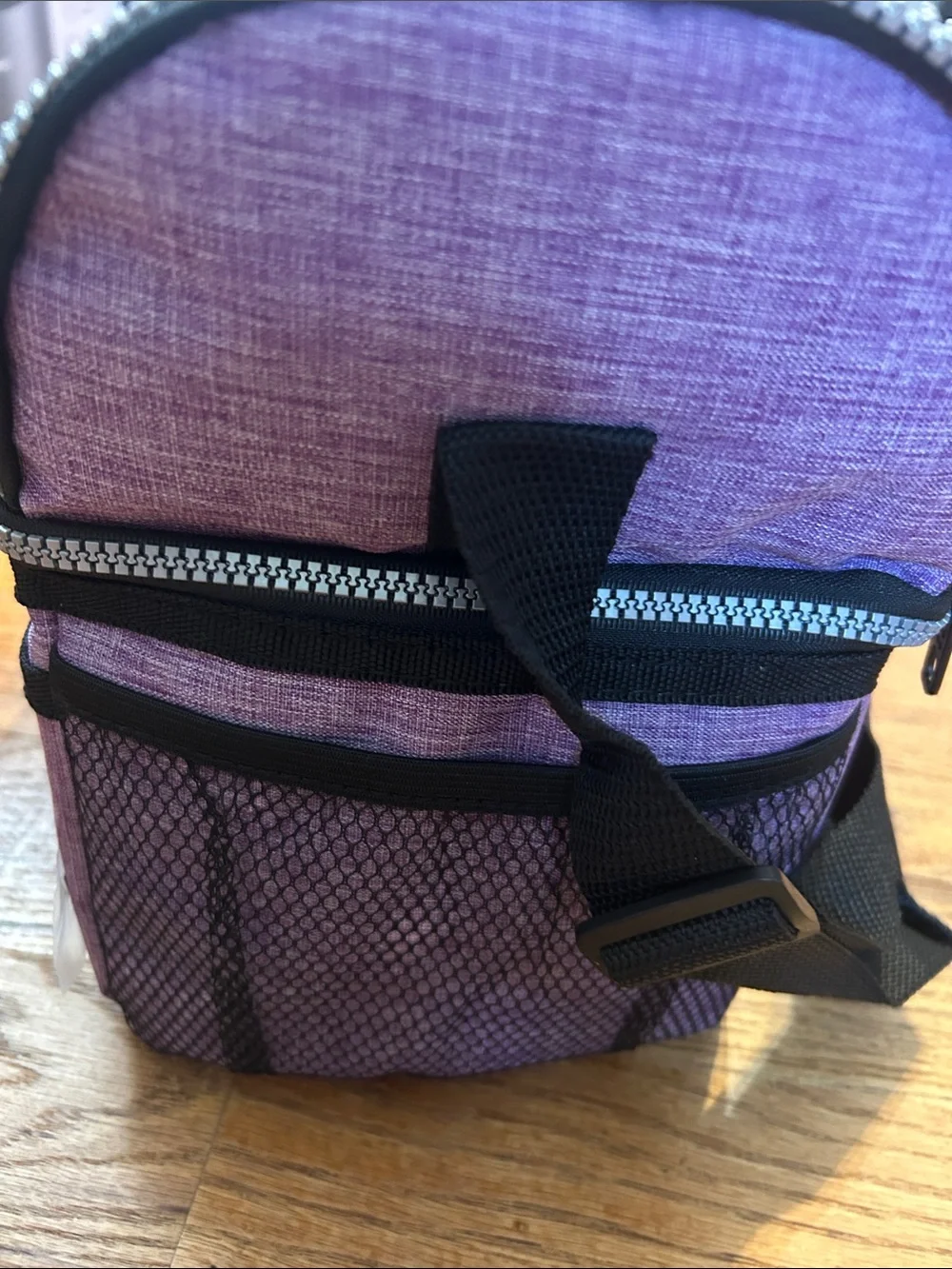 NWT Purple Insulated Lunch Cooler Bag with Multiple Pockets