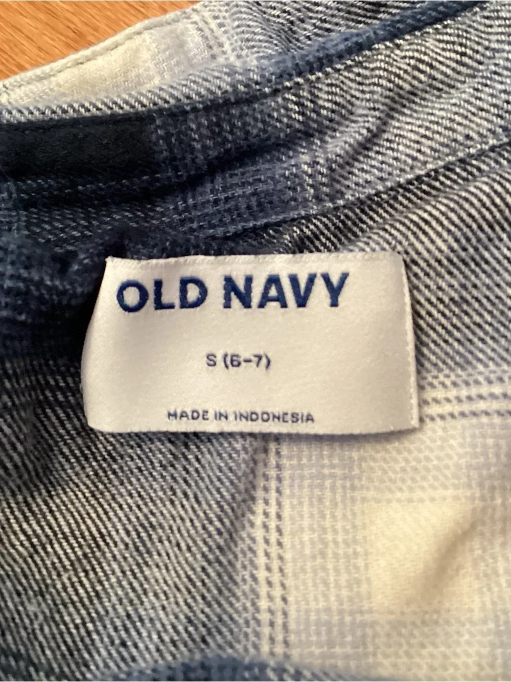 Old Navy classic plaid