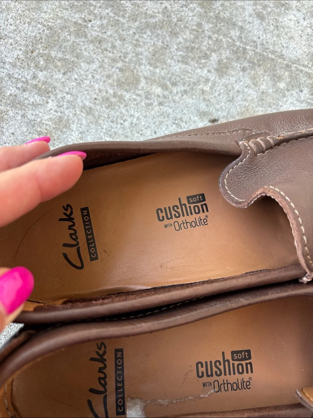 Clarks classic slip