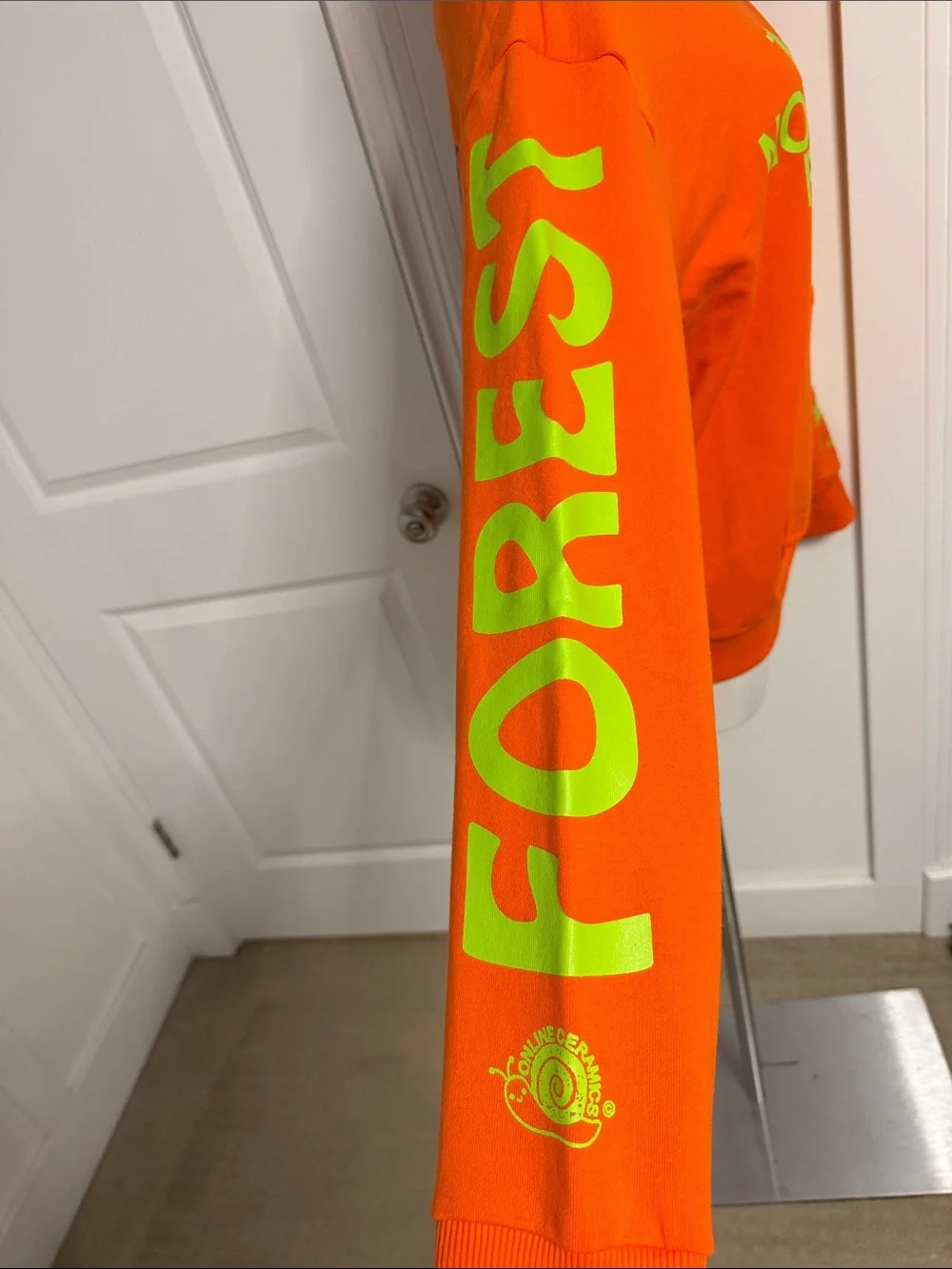The North Face bold orange