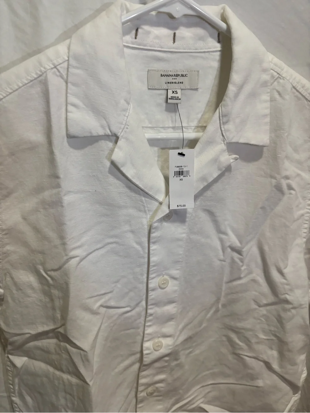 Banana Republic crisp white