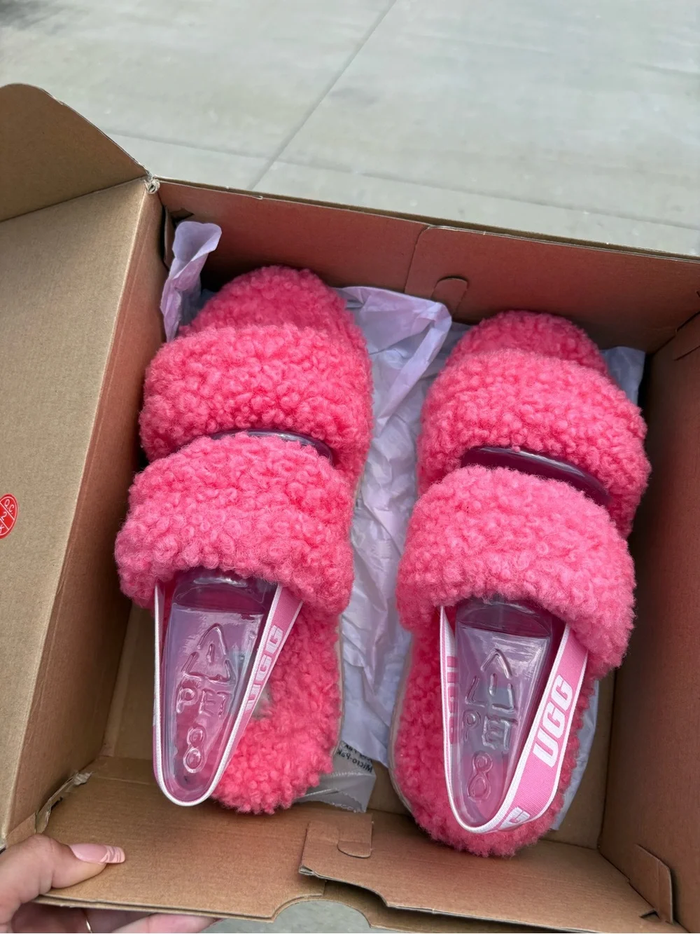 UGG plush faux