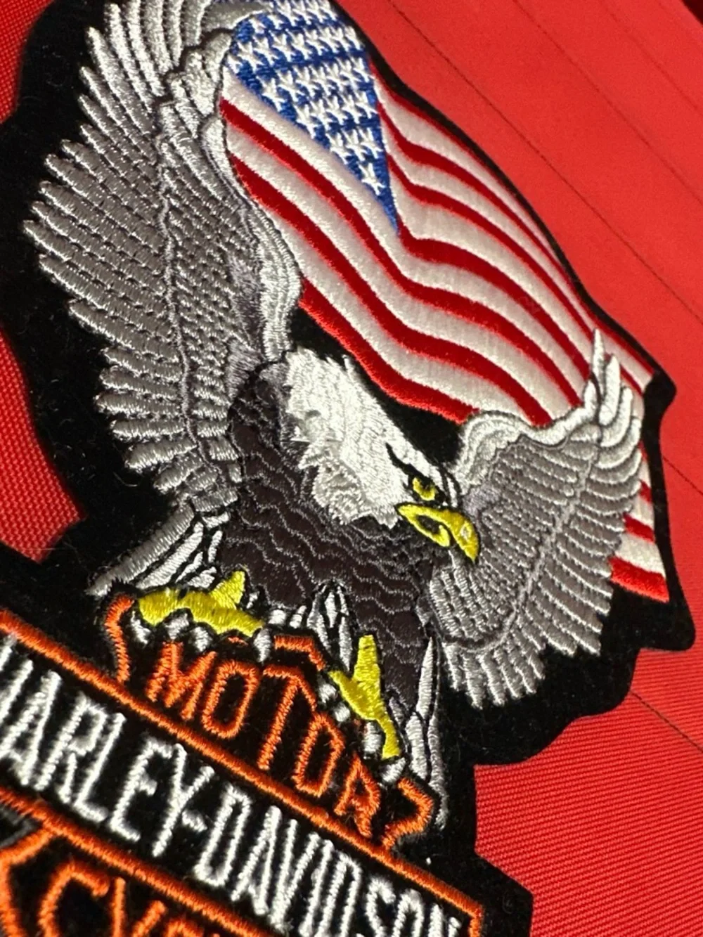 Harley-Davidson eagle embroidered