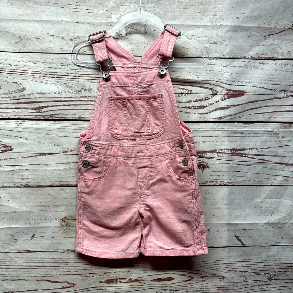 Gap Girls Pink Overalls Size 18-24 Months