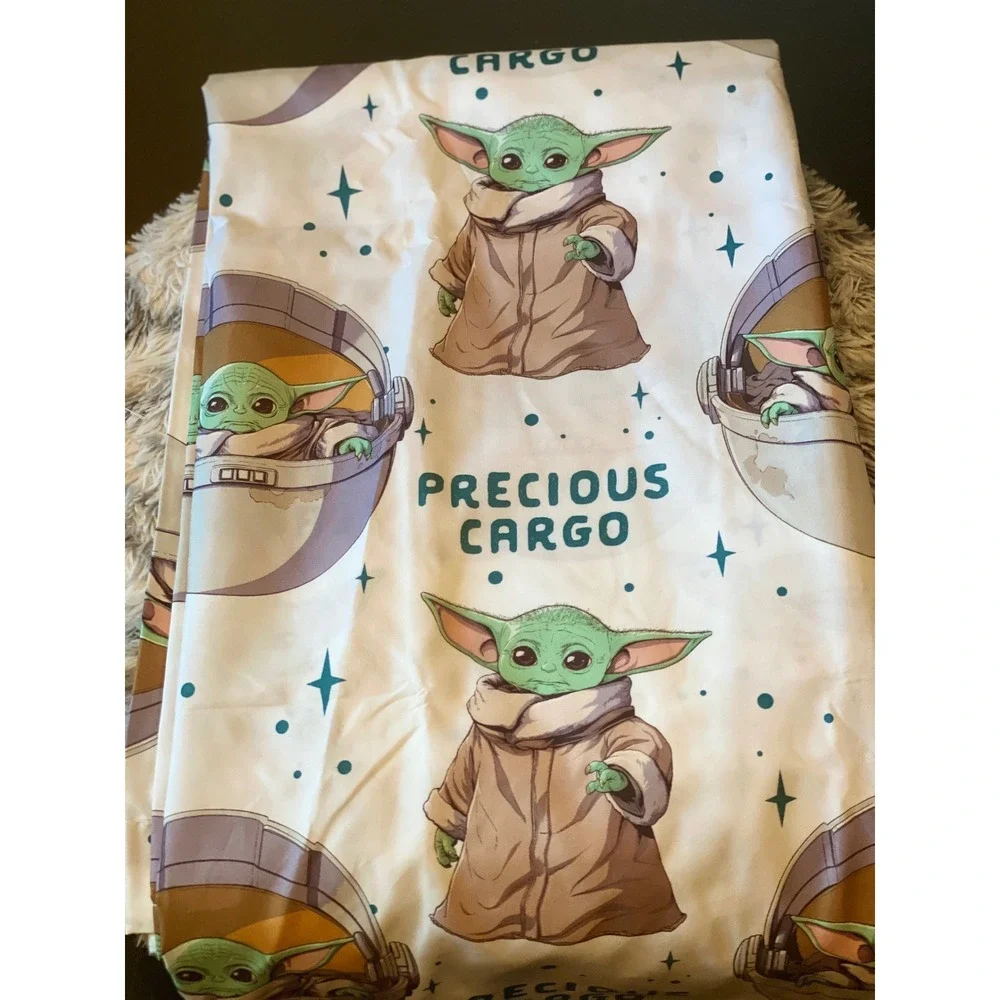 Star Wars The Mandalorian Baby Yoda Twin Flat‎ Sheet Precious Cargo