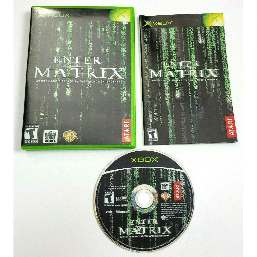 ENTER‎ THE MATRIX - XBOX GAME - COMPLETE!