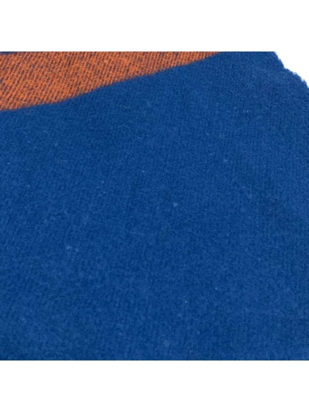 Hermes Rocabar 02 Bleu de Prusse Clou de Selle Sellier Buttons Border Blanket