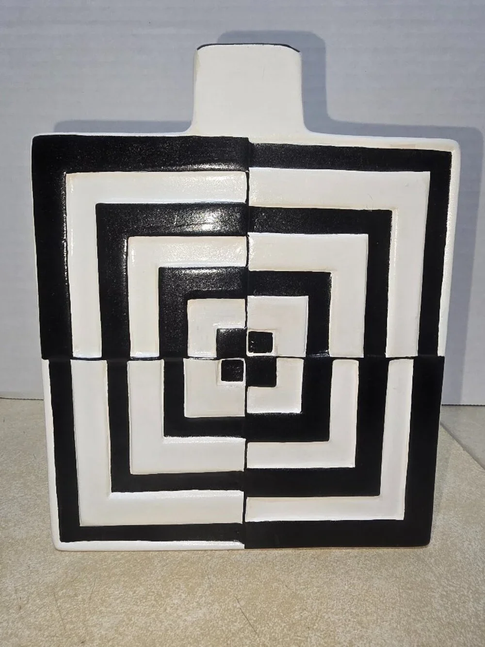 One of a Kind Jonathan Adler Hand Painted Porcelain/Ceramic Vase
