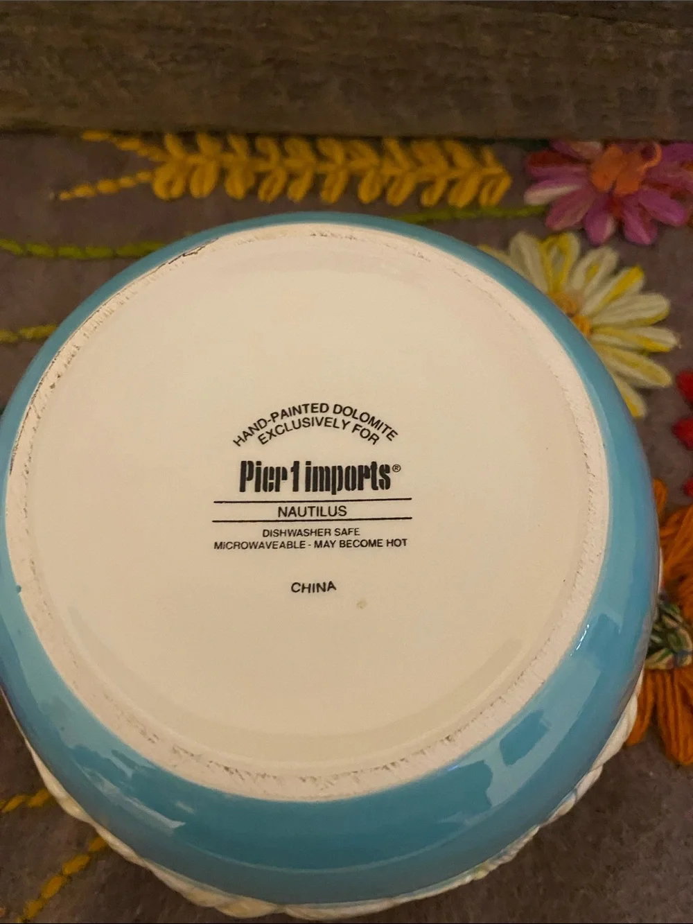 Pier 1 glazed ceramic