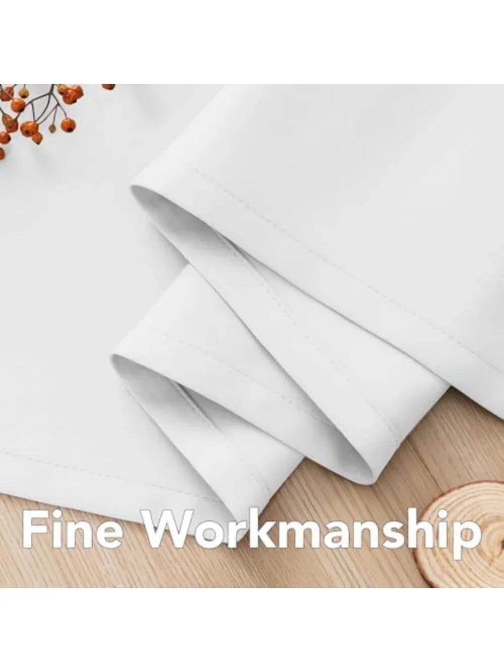 Thermal Insulated White Curtains 84