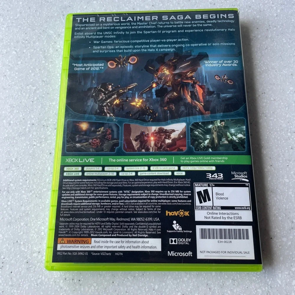 Microsoft Studios halo xbox