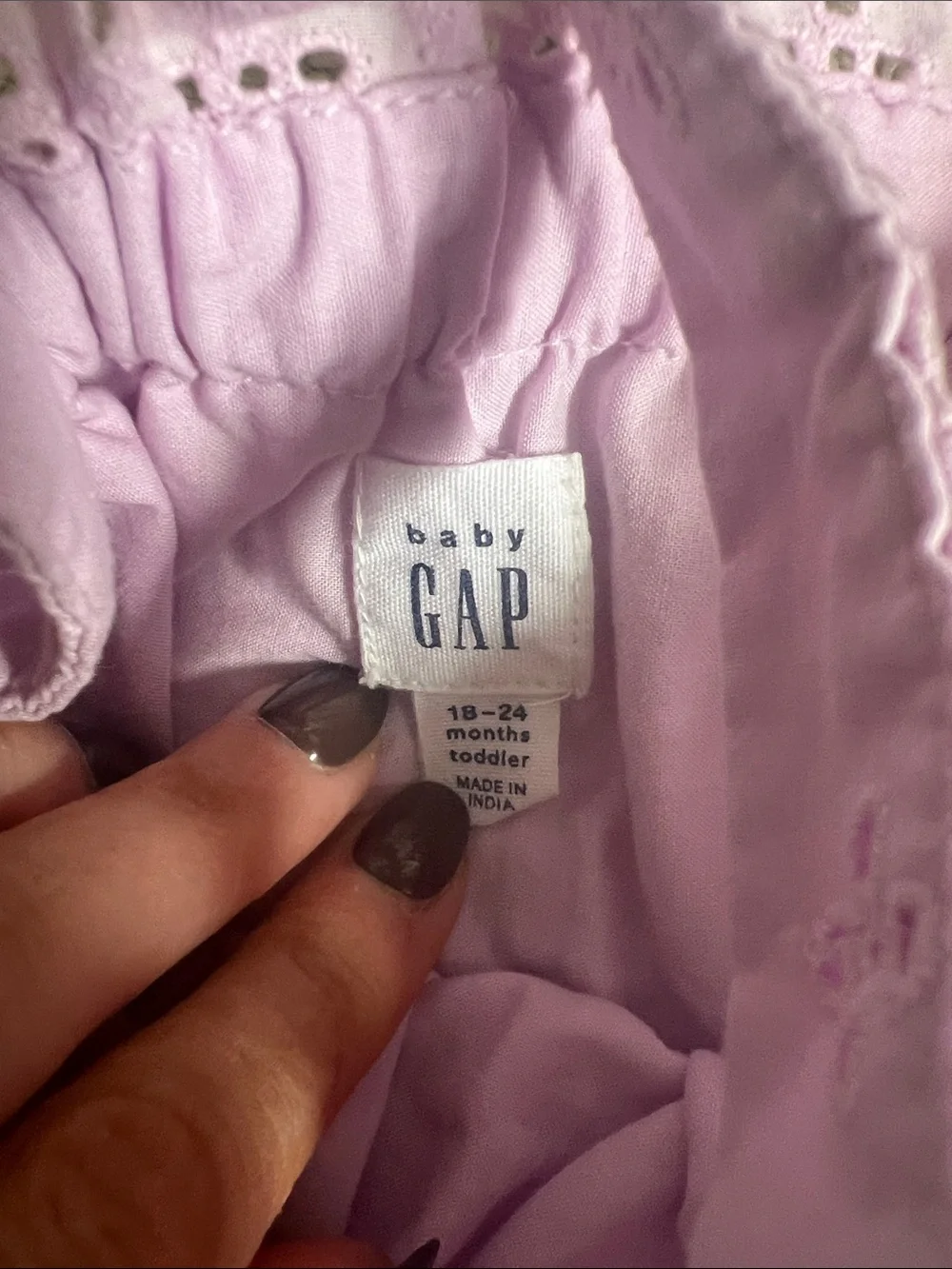 GAP light lavender