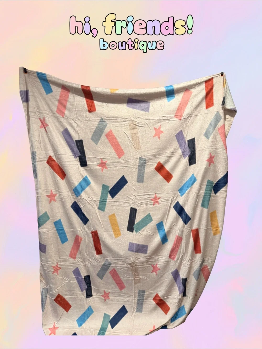 Confetti of the Eras Throw Blanket