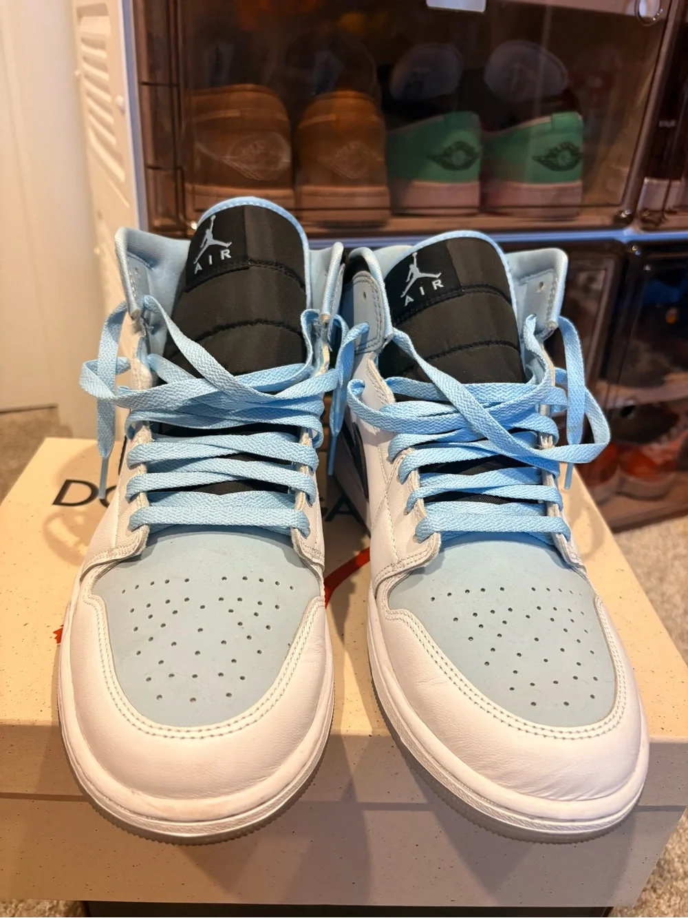 Jordan cleaned gently