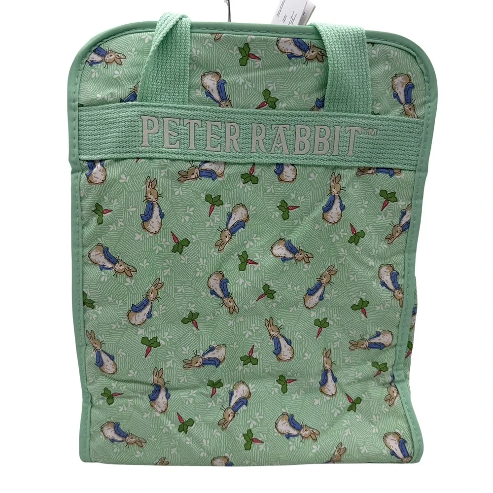 VTG Peter Rabbit Enfamil Insulated Bottle‎ Bag Mint Green Beatrix Potter