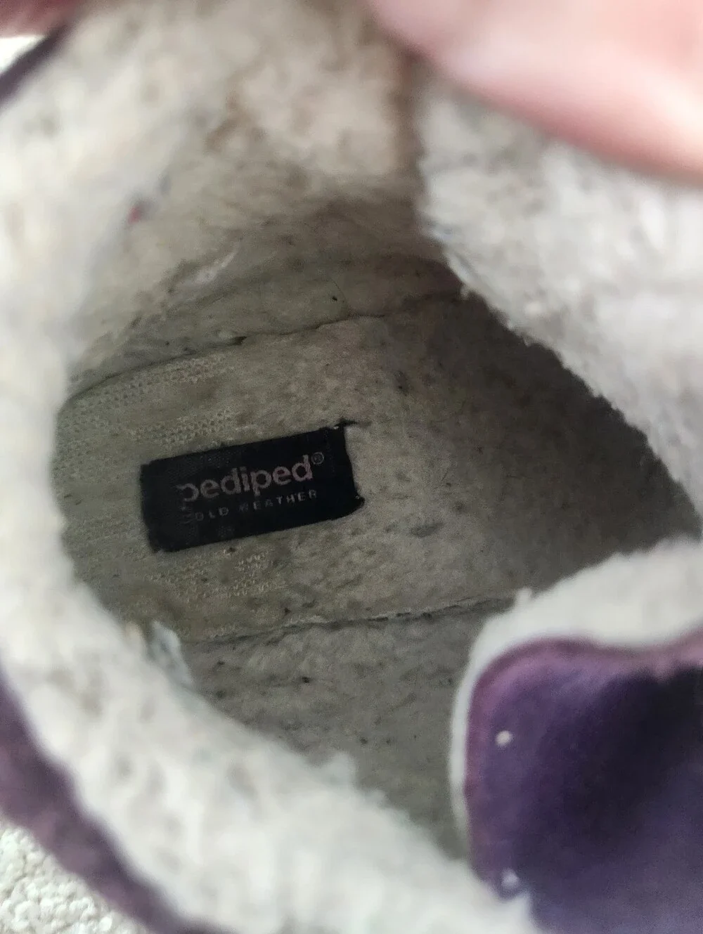 pediped purple suede