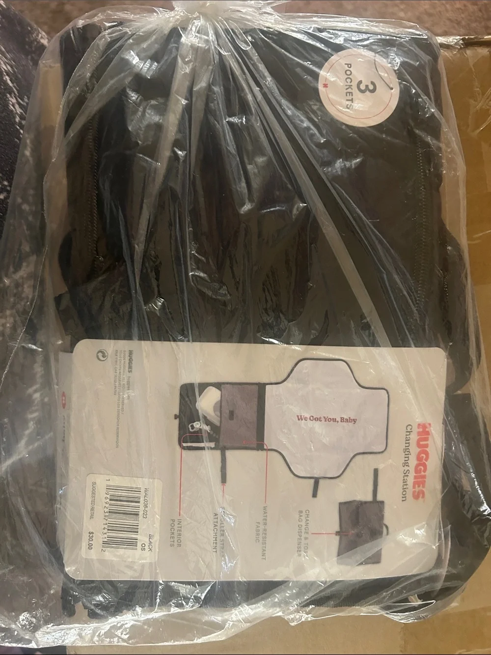 Huggies convenient black