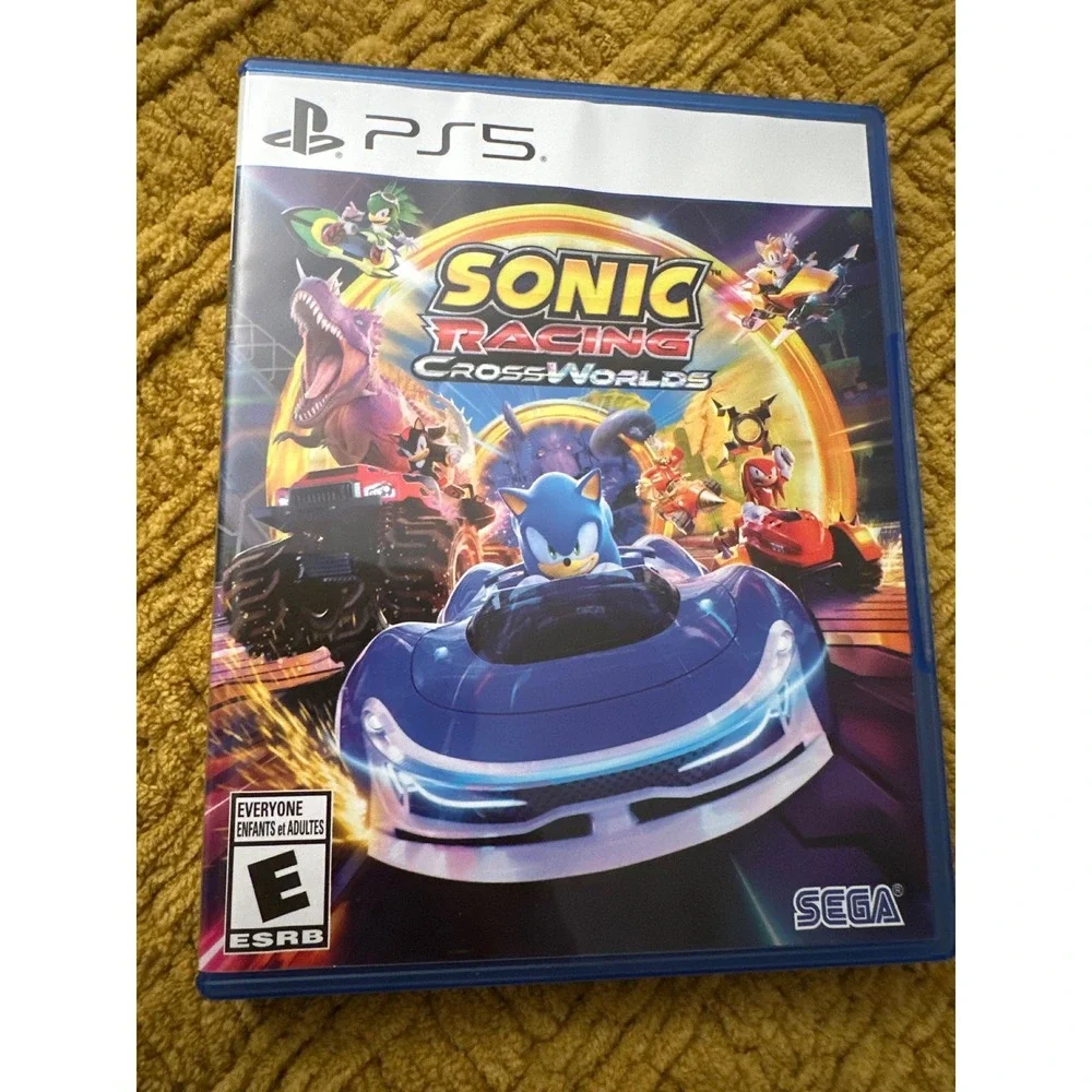 Sega Sonic Racing CrossWorlds PS5 One Size Blue‎ Excellent Racing Game Disc