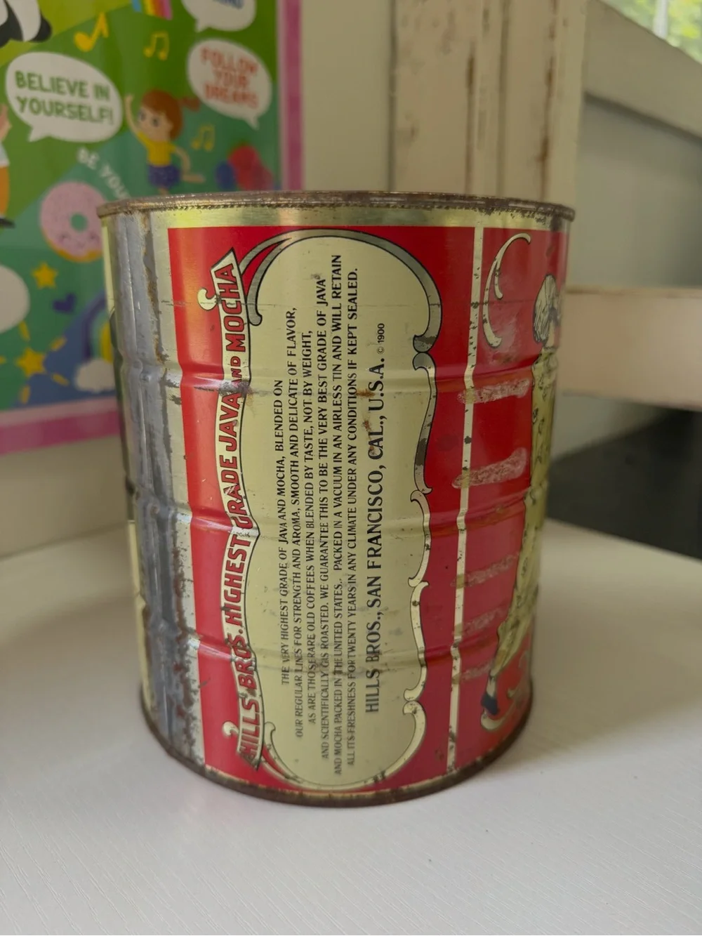 Hills Bros vintage antique
