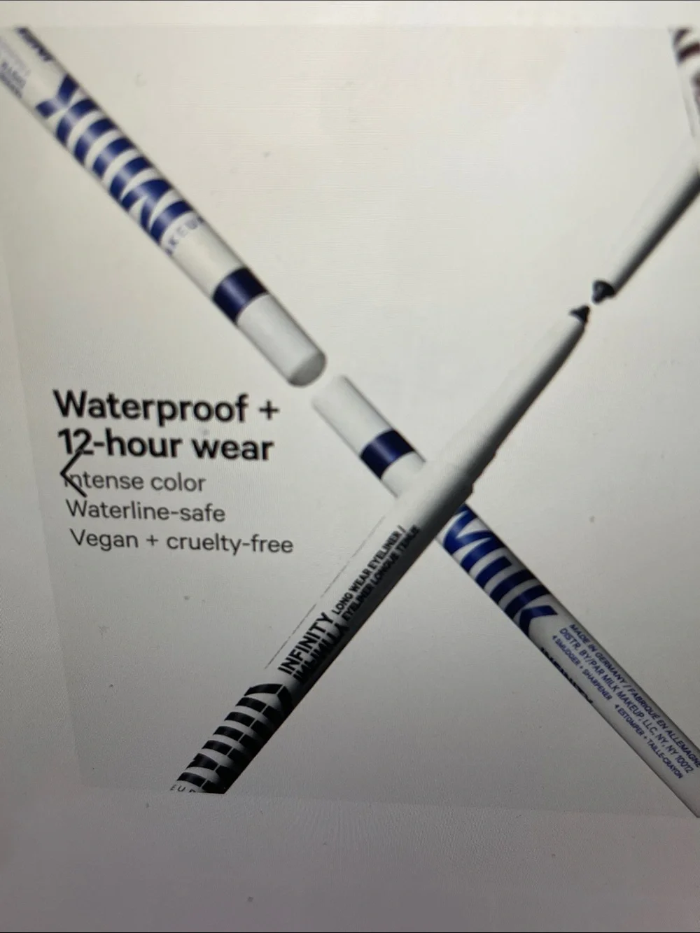 NWT Milk Makeup Infinity Long Lasting Waterproof Eyeliner Pencil Outer Space-BLK