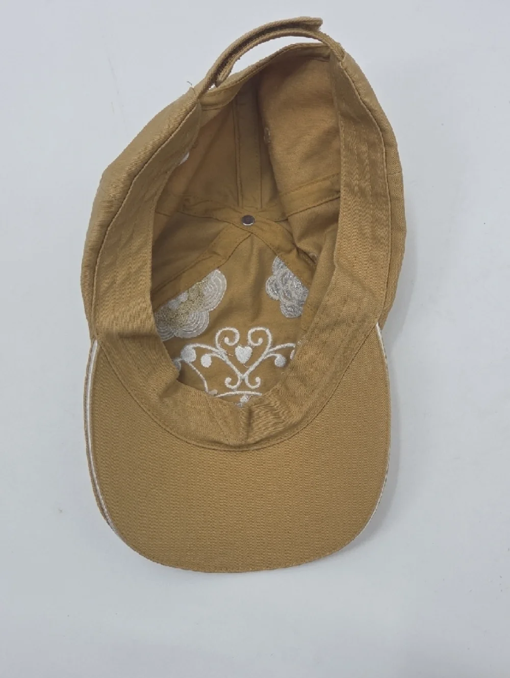 Disney Princess Gold-Tan Embroidered Tiara Cap