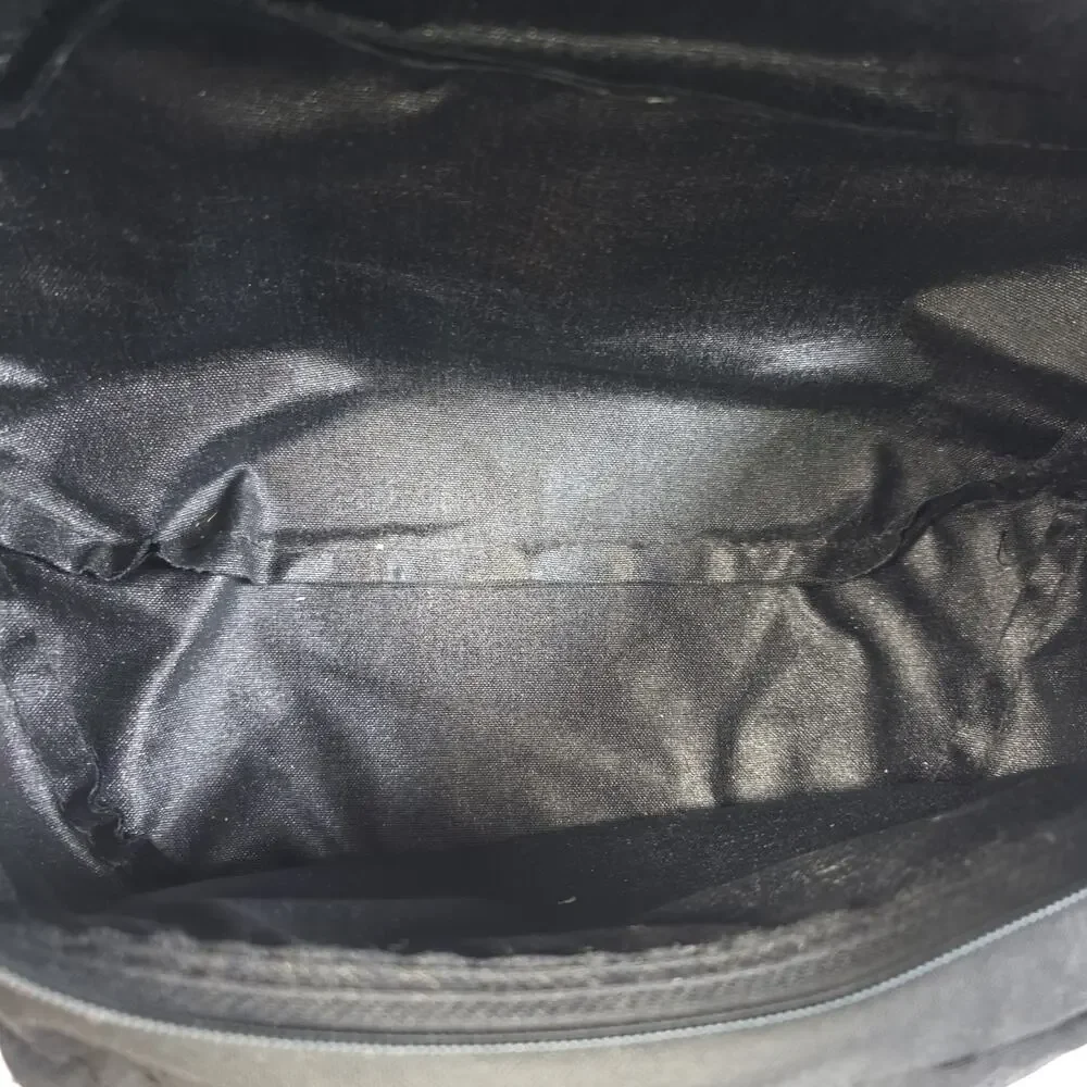Vintage Jansport Fanny Pack Made In USA Black Nylon Waist Bag 90s Hip Pack