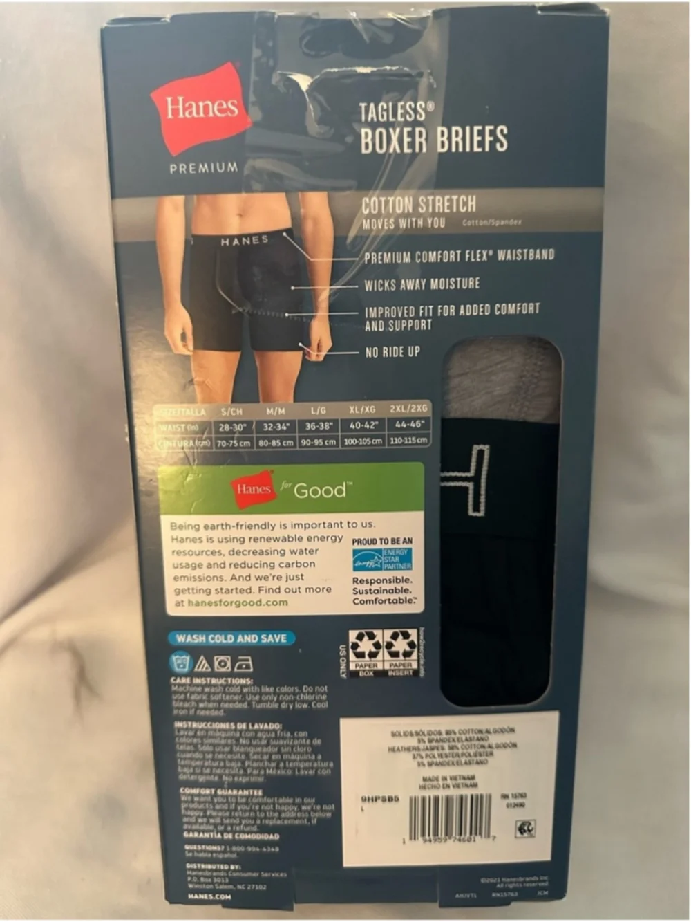 Hanes new package