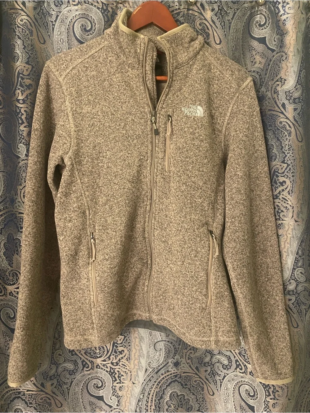 The North Face Men’s Taupe Teddy Fleece Jacket Size Small