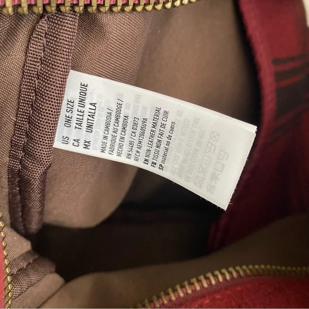 American Eagle Outfitters red plaid
