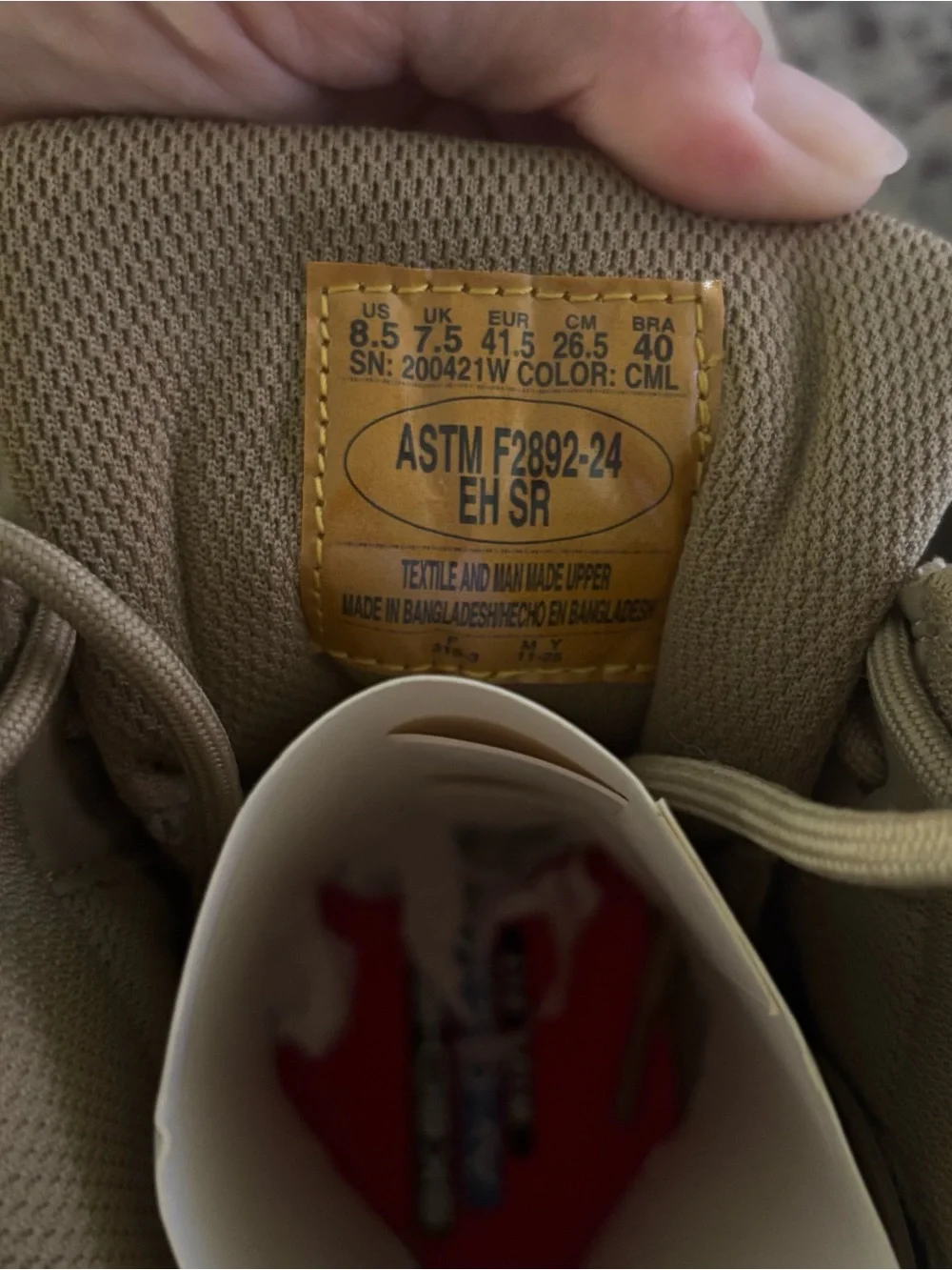 Skechers boots size