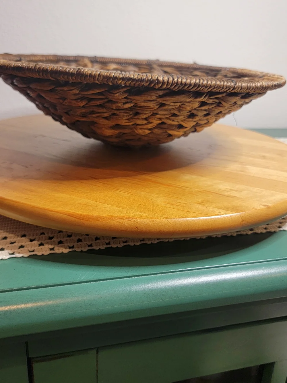 Source Unknown round handwoven