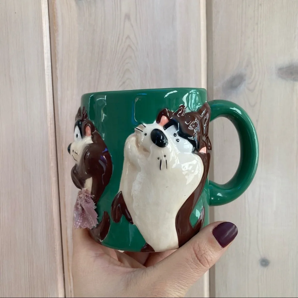 Warner Bros. green mug