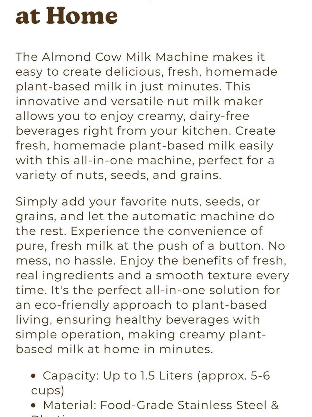 Almond cow almond cow