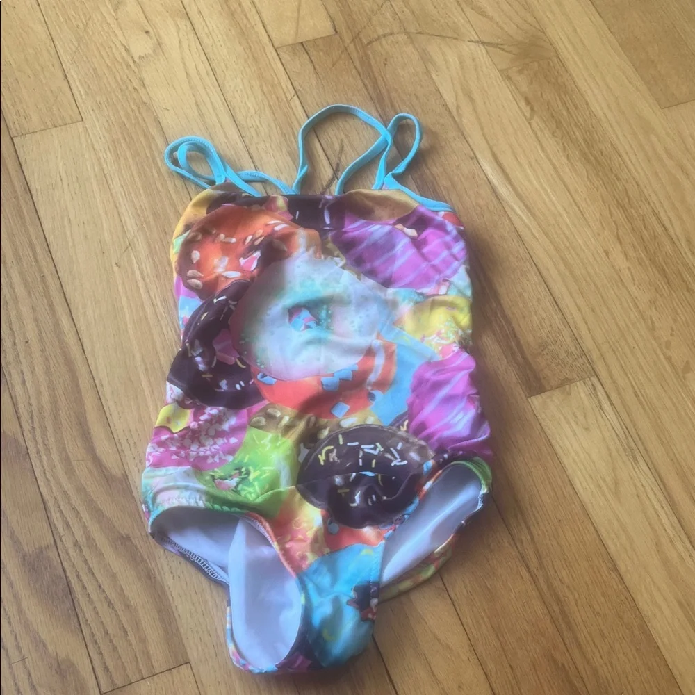 Flowers By Zoe Kids Donut Bathing Suit Size 5